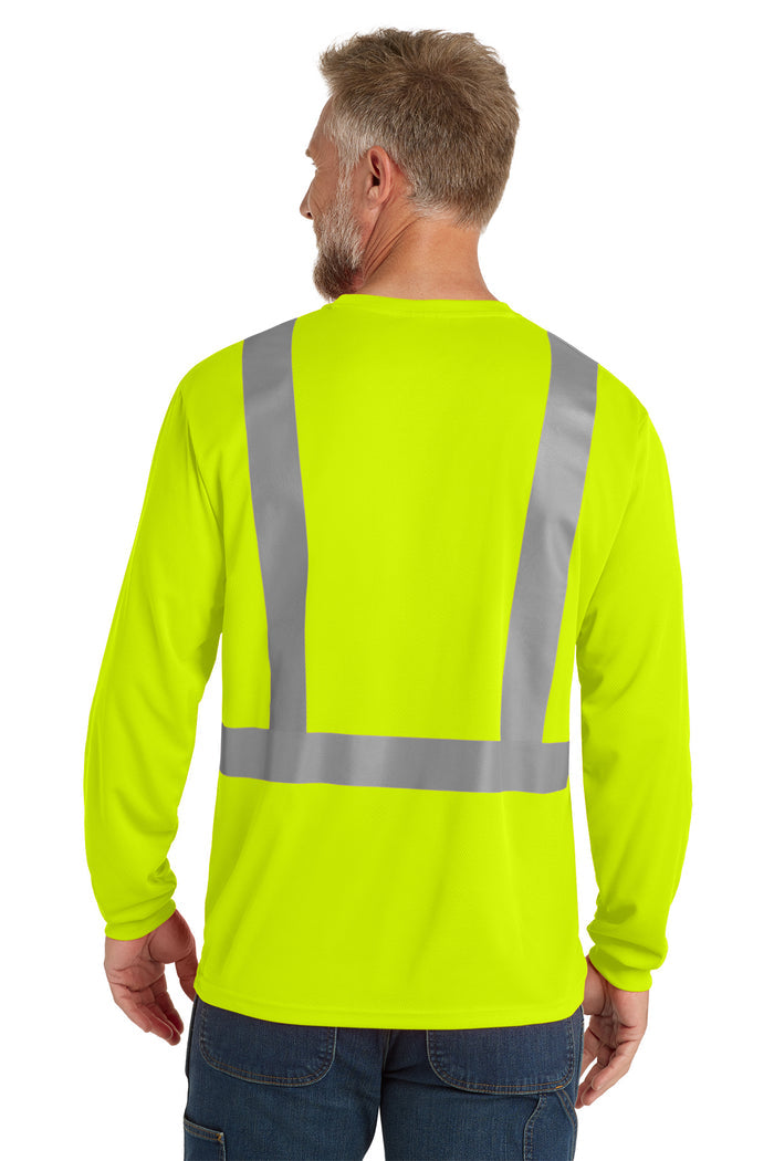 CornerStone® ANSI 107 Class 2 Mesh Long Sleeve Tee | CS201 - The Lemon Print & Design Studio