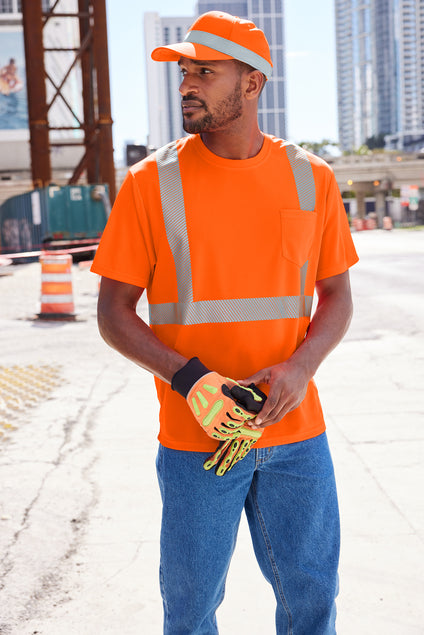 CornerStone® ANSI 107 Class 2 Segmented Tape Tee| CS204 - The Lemon Print & Design Studio