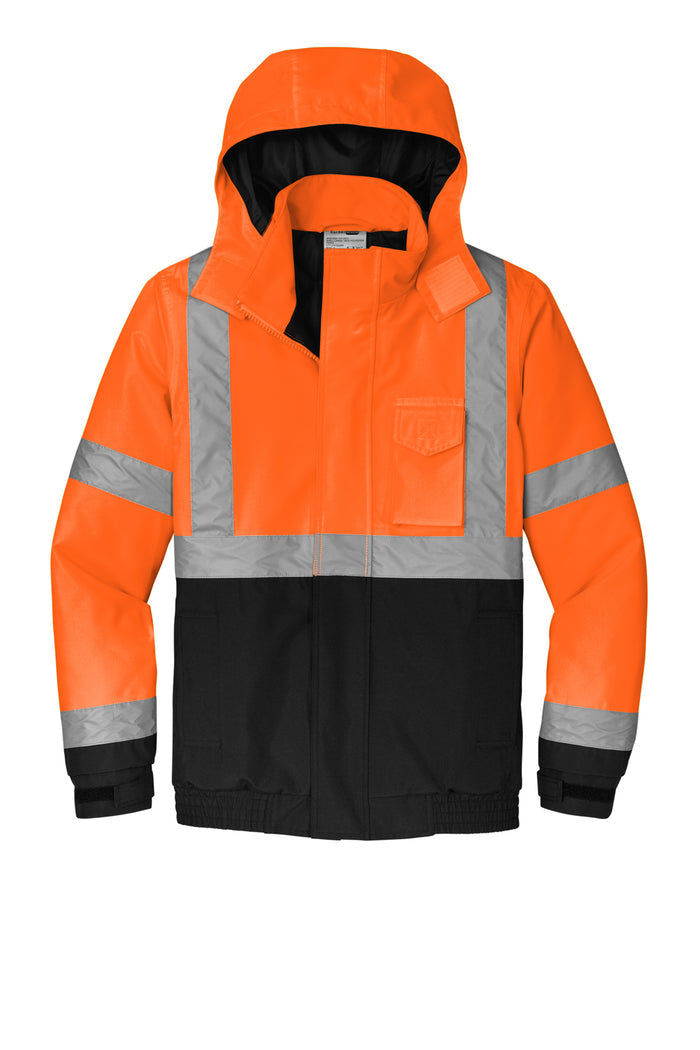 CornerStone® ANSI 107 Class 3 Economy Waterproof Insulated Bomber Jacket | CSJ500 - The Lemon Print & Design Studio