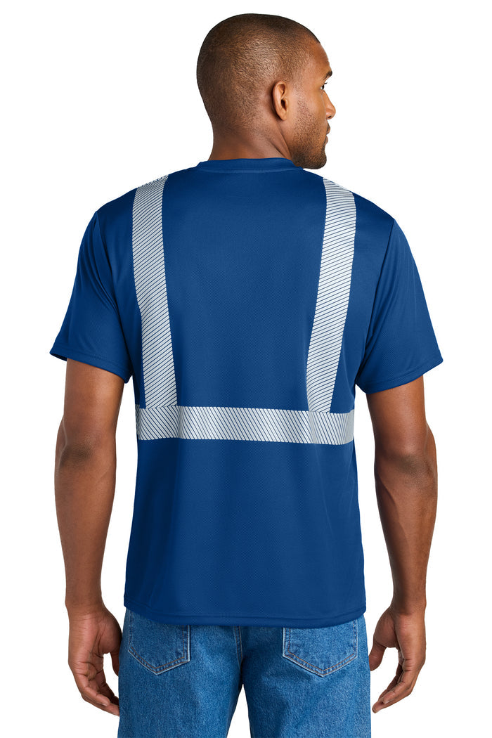 CornerStone® Enhanced Visibility Segmented Tape Tee| CS206 - The Lemon Print & Design Studio