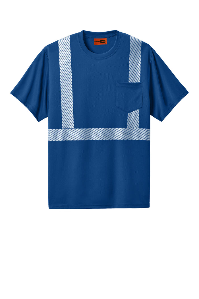 CornerStone® Enhanced Visibility Segmented Tape Tee| CS206 - The Lemon Print & Design Studio