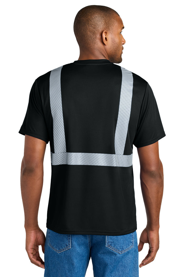 CornerStone® Enhanced Visibility Segmented Tape Tee| CS206 - The Lemon Print & Design Studio