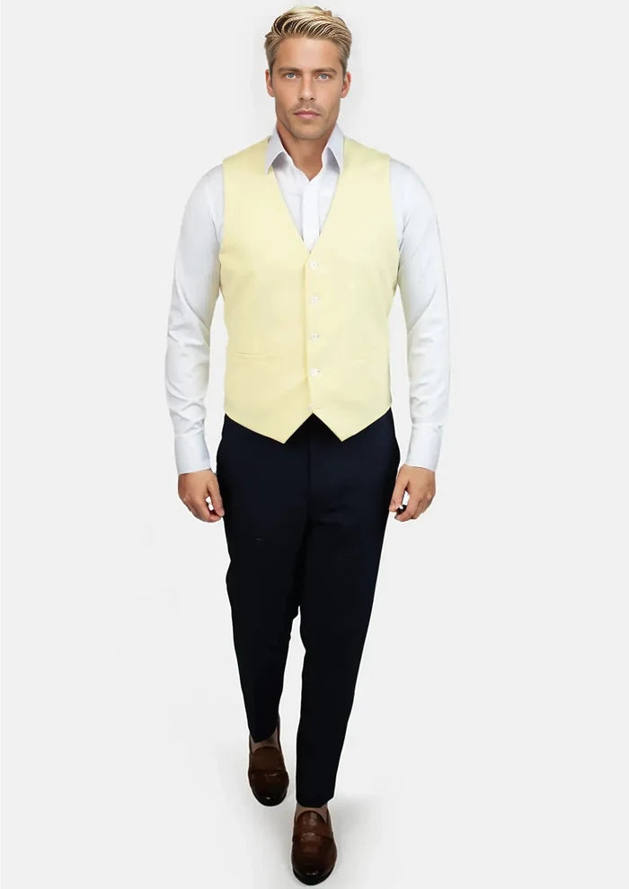 Cream Vest - SARTORO