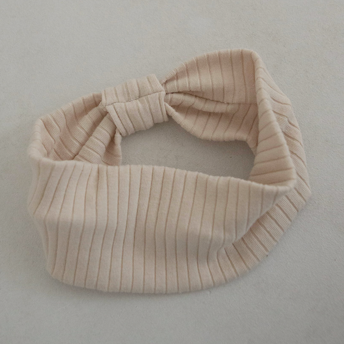 Cross Back Romper & Headband Set Latte