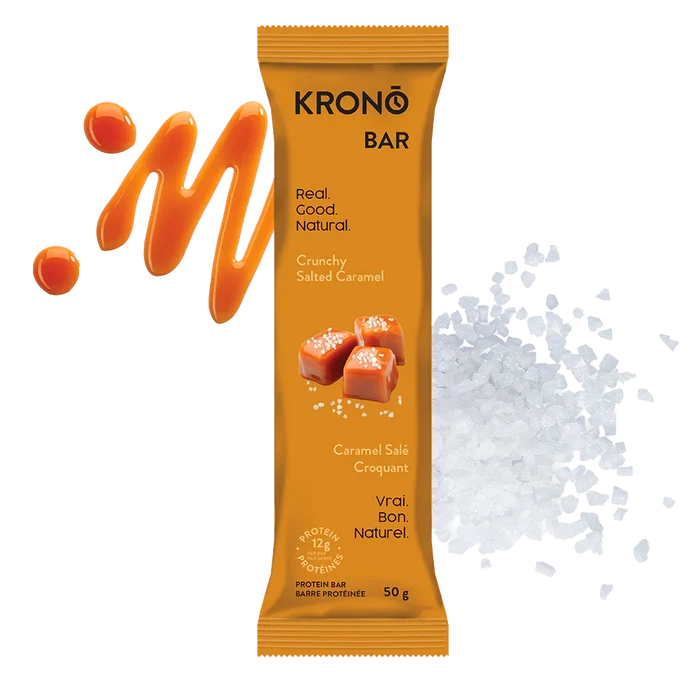 Crunchy Salted Caramel Protein Bar