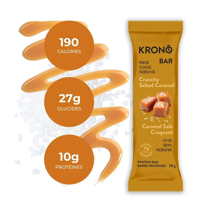 Crunchy Salted Caramel Protein Bar