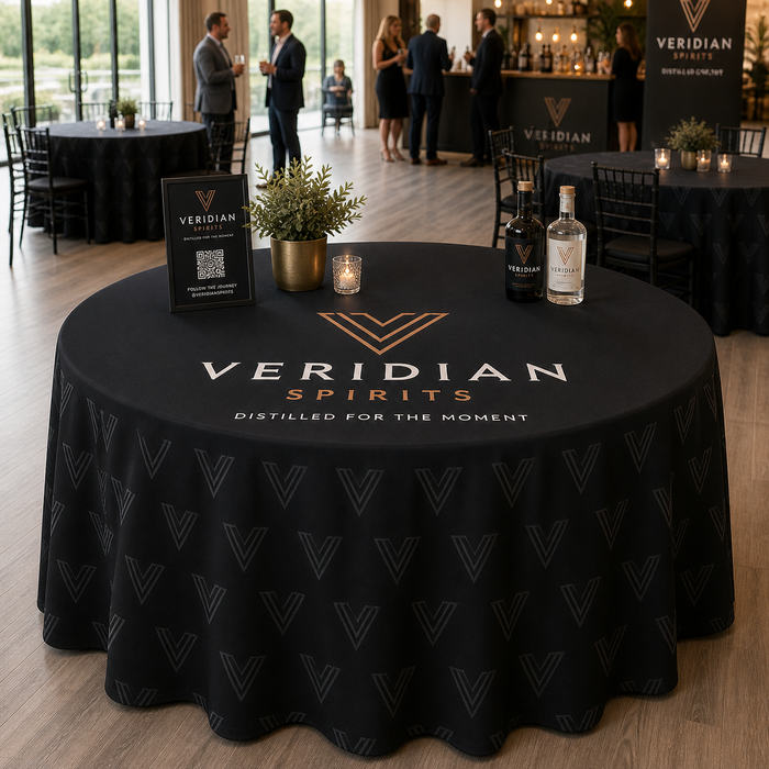 Custom Printed Round Table Cover