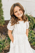 girl in white dress
