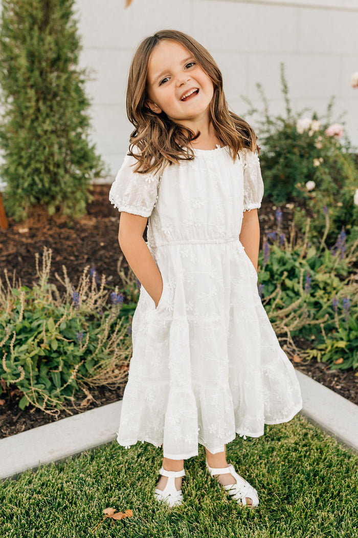 girl in white dress
