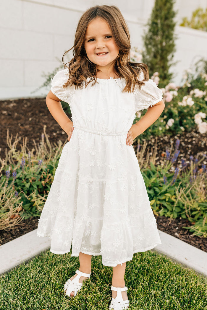 girl in white dress