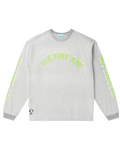 Damaged Cotton LS T-Shirt Running Dog