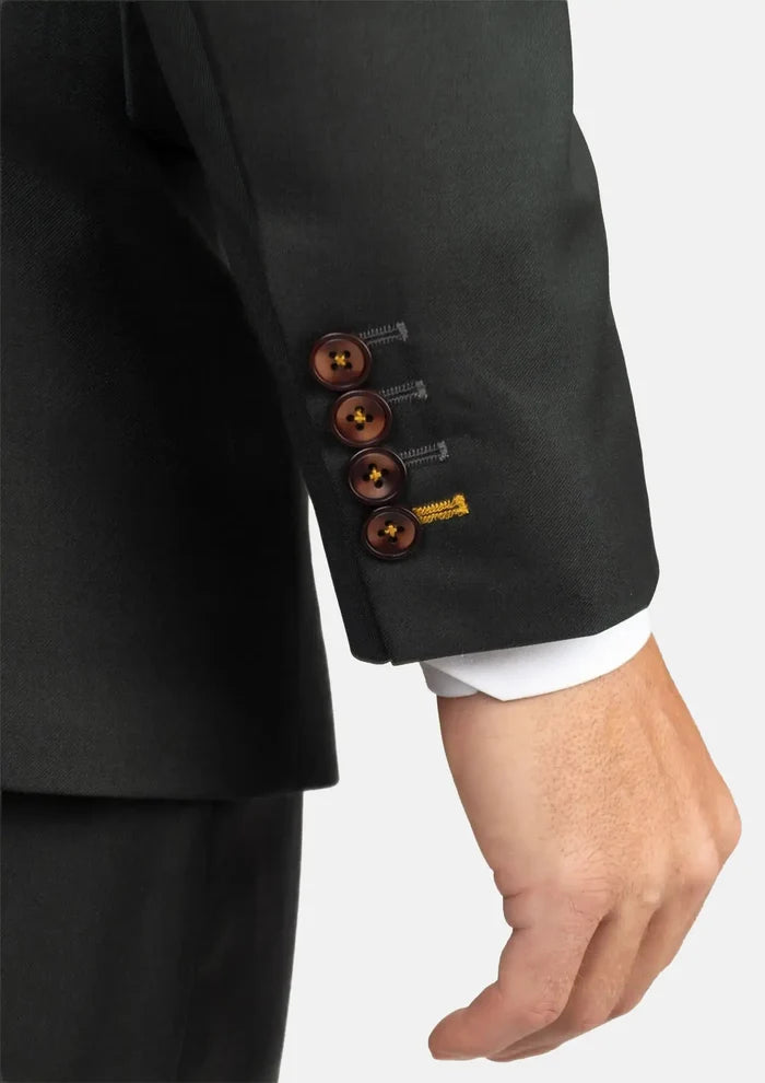 Dark Green Twill Suit