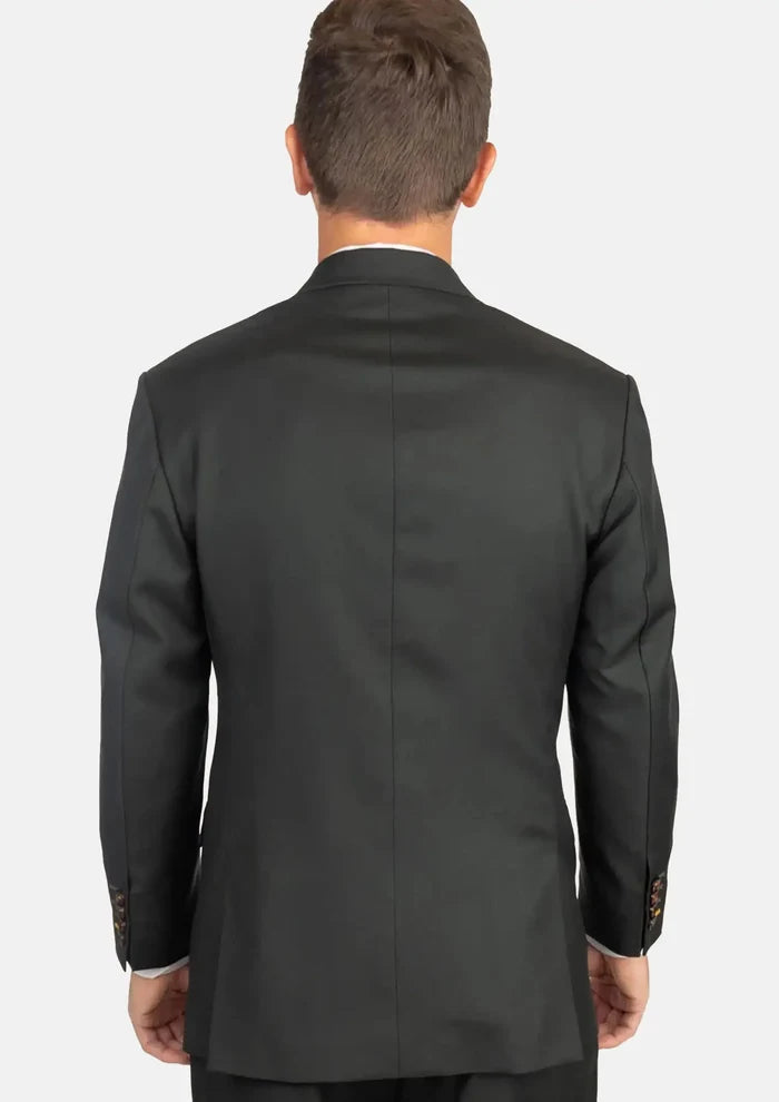 Dark Green Twill Suit