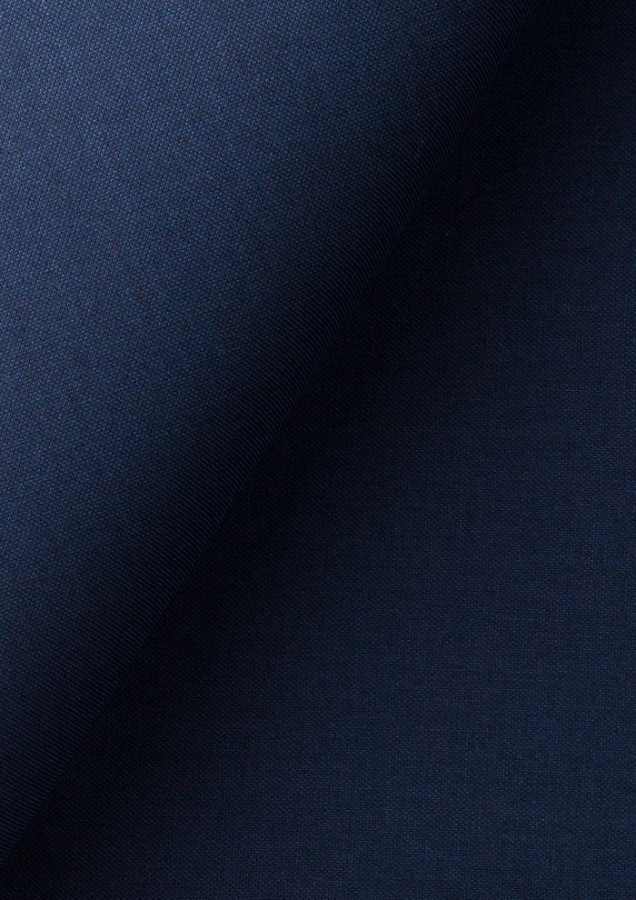 Deep Blue Sharkskin Vest - SARTORO