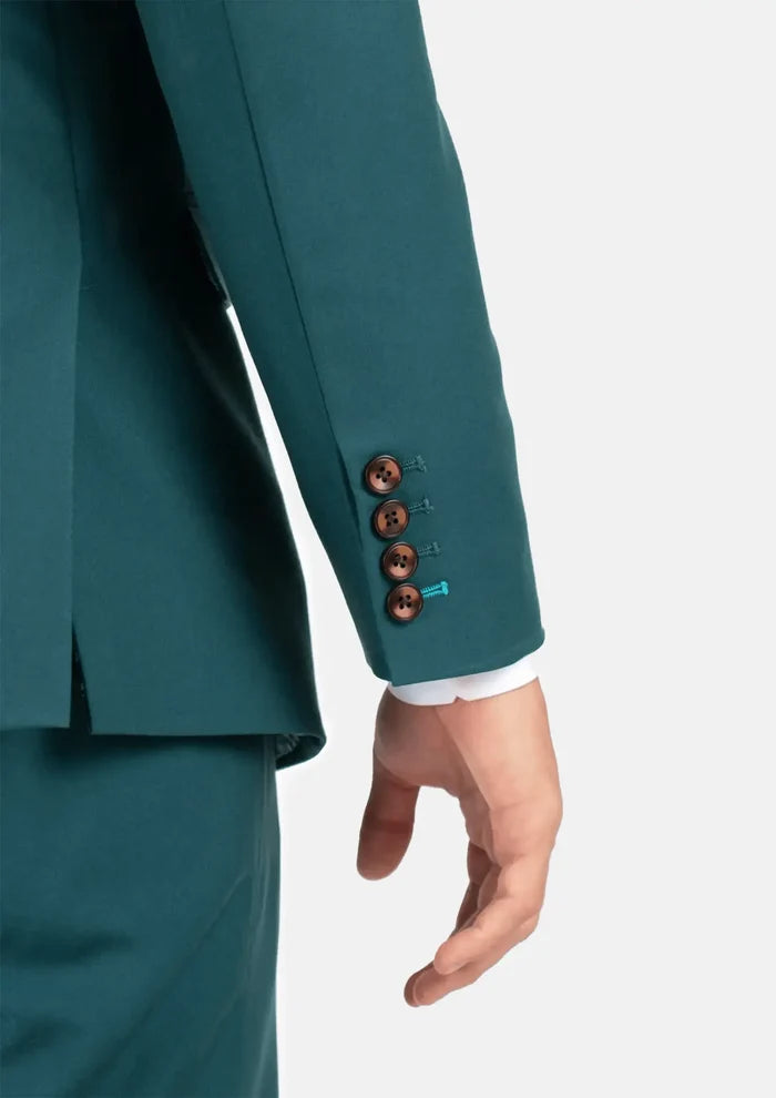 Diamantia Teal Stretch Jacket