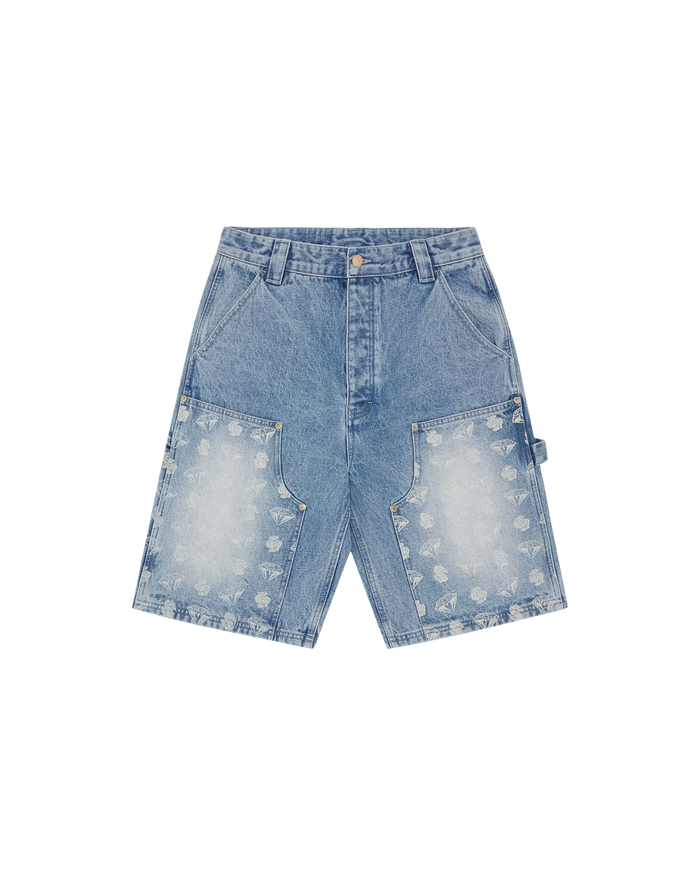 Diamonds & Dollars Denim Carpenter Short