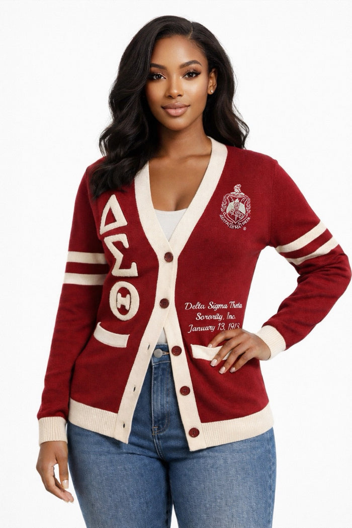 DST Crimson Chenille Cardigan