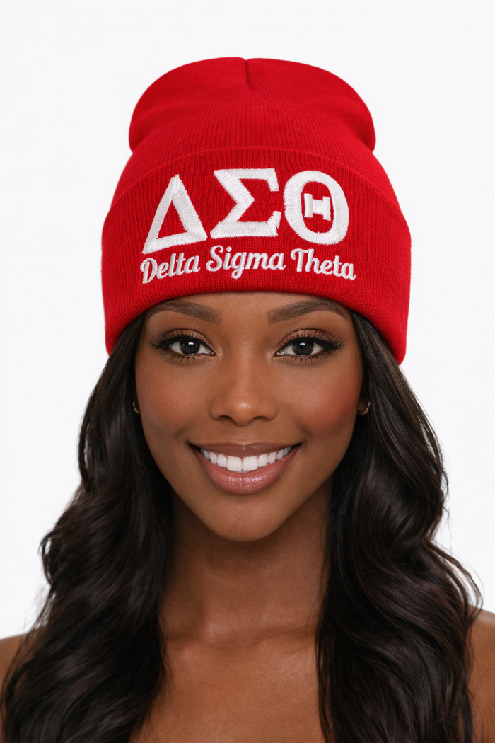 ΔΣΘ DST Red Beanie