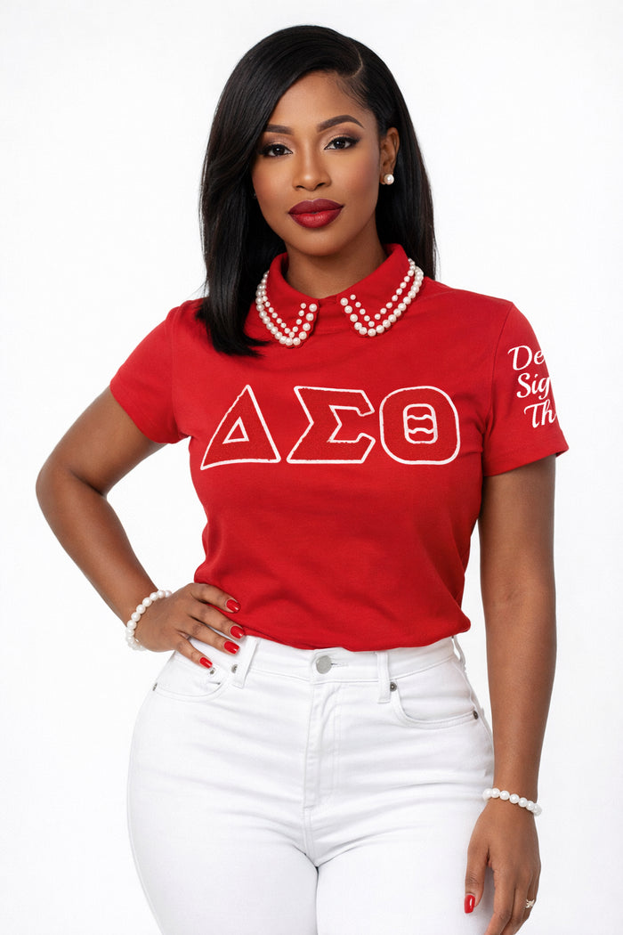 DST Sleeve Chenille Tee