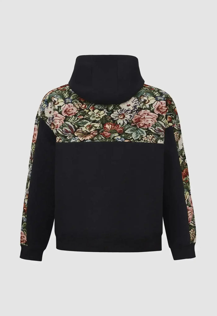Eden Jacquard Panel Hoodie