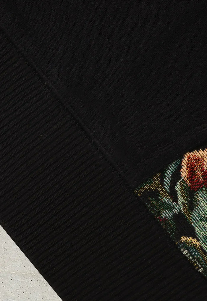 Eden Jacquard Panel Hoodie