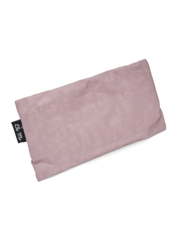 Ela Mo™ Stiftetasche | Lavender. Rückseite der kleinen rosafarbenen Stifttasche mit Reißverschluss.