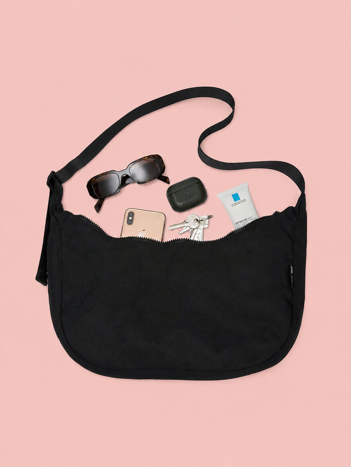 Ela Mo™ Moon Bag | Schwarz