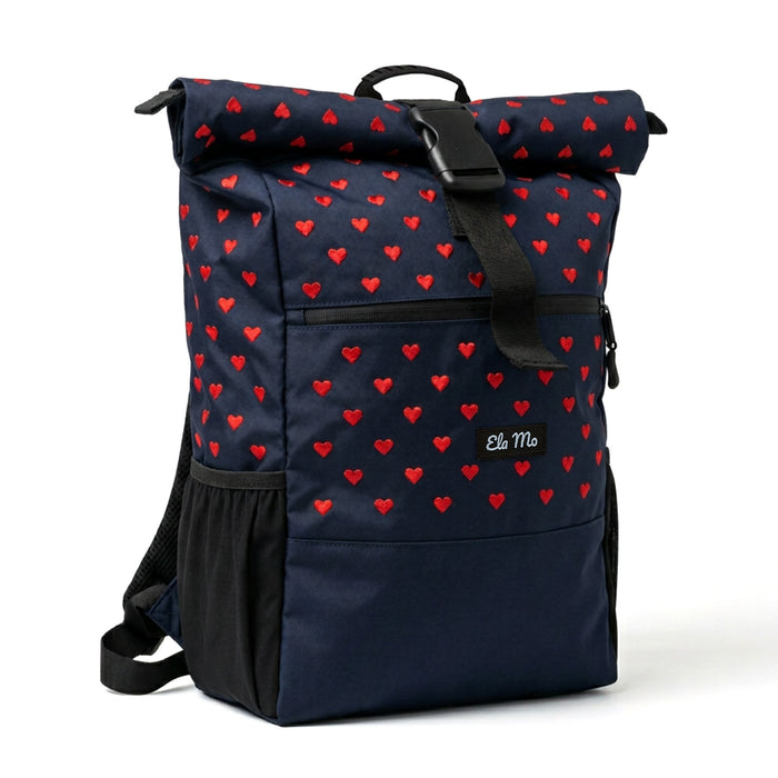 Ela Mo™ Rolltop Rucksack | Embroidery Edition Wild at Heart