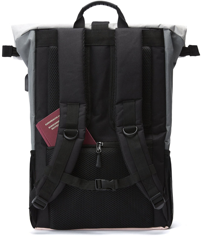 Rose On Rocks Ela Mo™ Rolltop Rucksack | Rose On Rocks