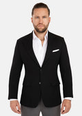 Ellis Black Linen Blend Jacket - SARTORO