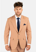 Ellis Camel Stretch Suit - SARTORO