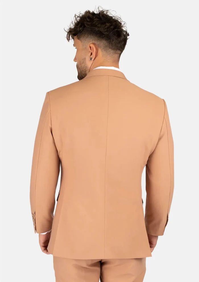 Ellis Camel Stretch Suit - SARTORO