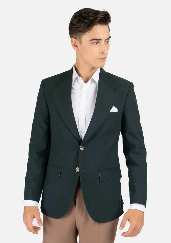 Ellis Emerald Green Stretch Jacket - SARTORO