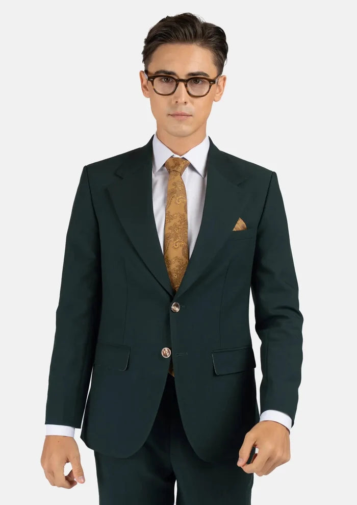 Ellis Emerald Green Stretch Suit - SARTORO