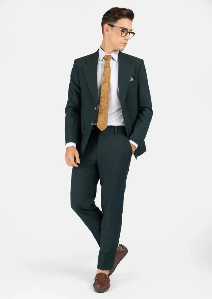 Ellis Emerald Green Stretch Suit - SARTORO