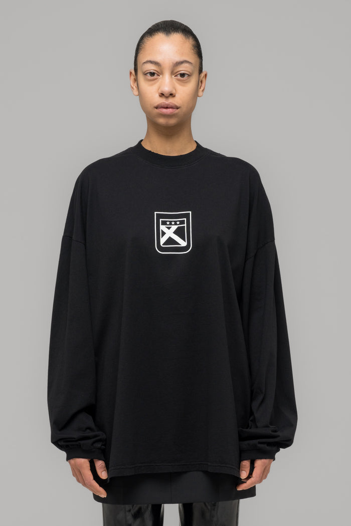 "FAINTING CROSS" OVERSIZED LONGSLEEVE - 032c