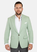 Eldridge Fern Green Linen Jacket - SARTORO