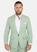 Eldridge Fern Green Linen Suit - SARTORO