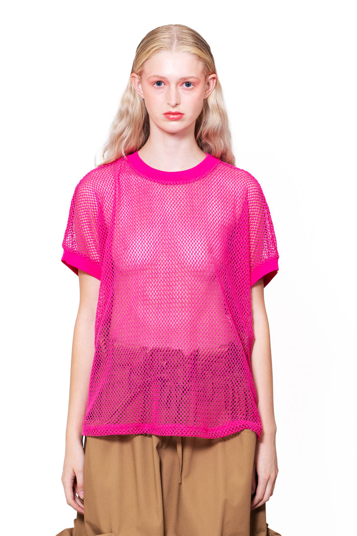 Fishnet Pink T