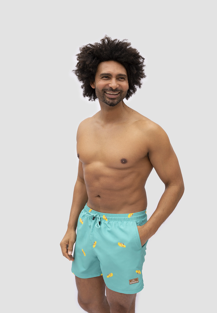 Flip-flop Father & Son Swim Trunks