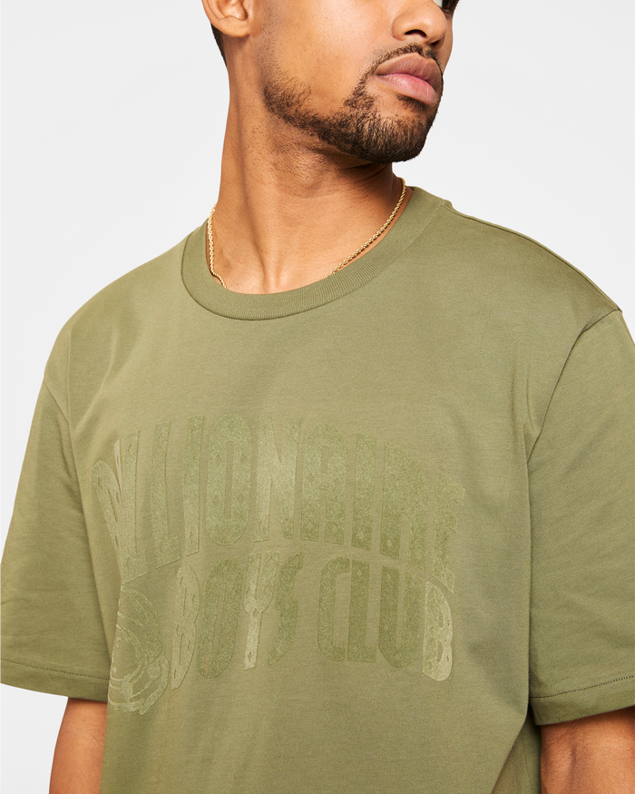 Flocked Logo Tee