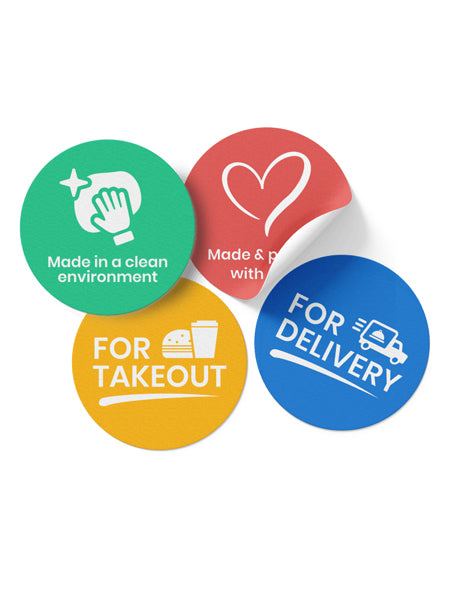 Food & Delivery Decals - The Lemon Print & Design Studio