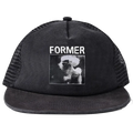 Former War Poodle Trucker Hat black pure boardshop