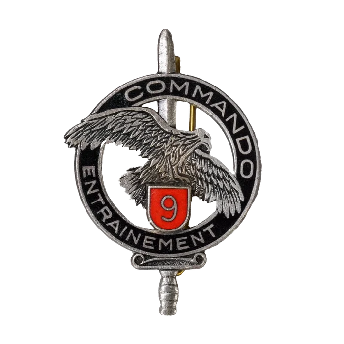 French Commando Training Centre Breast Badge – 9th Infantry Regiment - French Army Surplus - Flags, Badges & Insignia