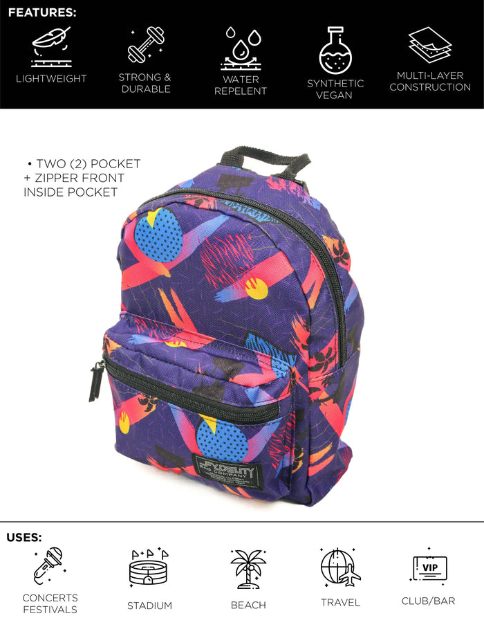 Fydelity Mini Backpack - 80s Wave