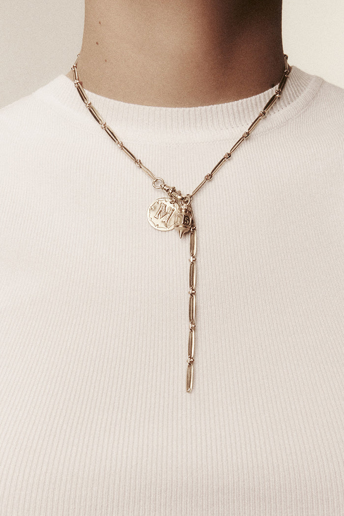 Germain Amulet Charm Pendant - Yellow Gold