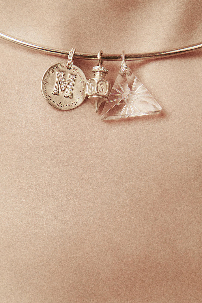 Germain Amulet Charm Pendant - Yellow Gold