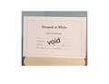 Paper gift certificate.
