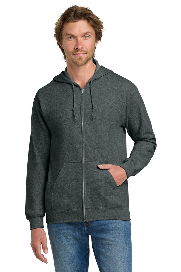 G186 Gildan® - Heavy Blend™ Full-Zip Hooded Sweatshirt - The Lemon Print & Design Studio