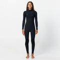 Girl's HyperFreak 3/2+mm Steamer Chest Zip - Black